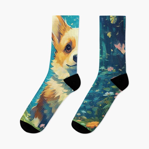 Item preview, Corgi in Magic Forest designed and sold by NianderQuinn.