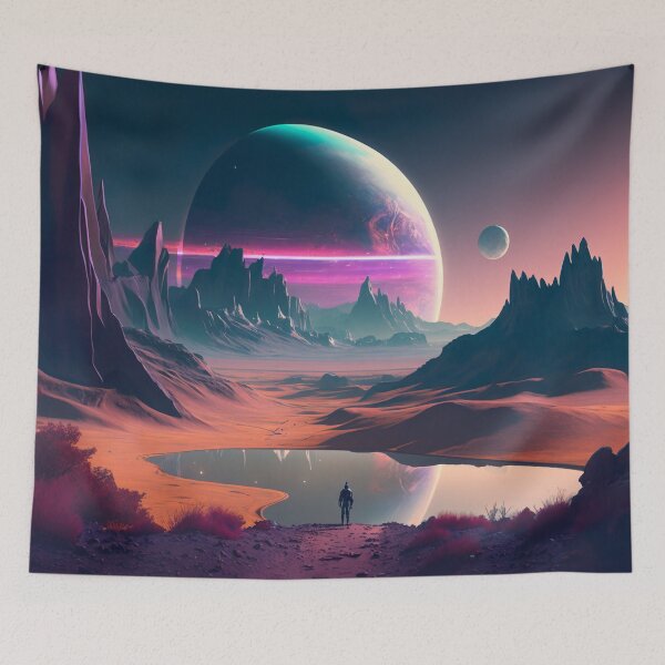 Item preview, An Alien Planet - Science Fiction designed and sold by unknown-places.