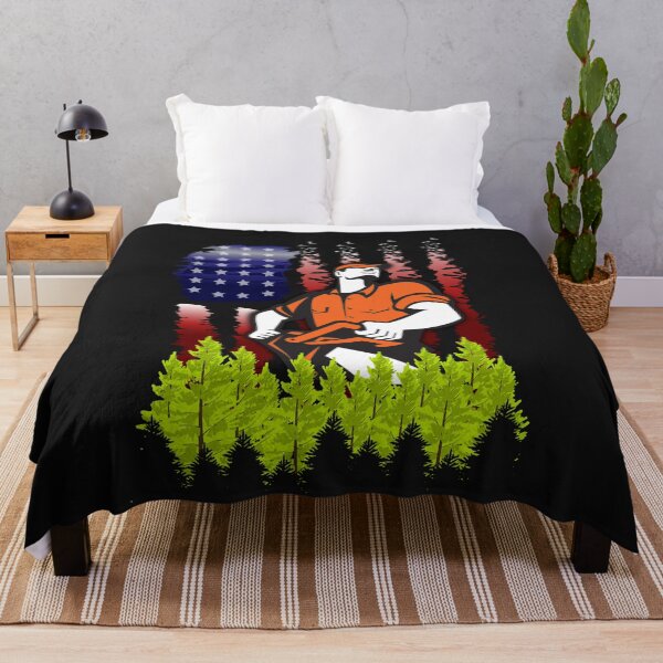 Item preview, USA Flag arborist / Logger / Funny Chainsaw / Arborist designed and sold by Tee Hub.