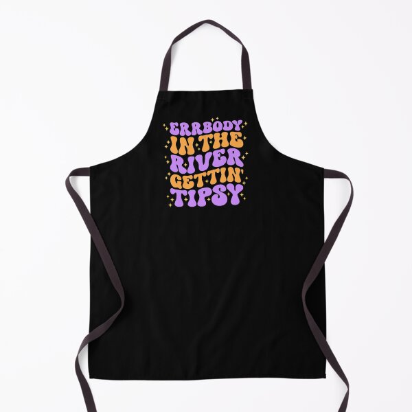 Item preview, Errbody In The River Gettin' Tipsy Trendy Retro Groovy Wavy Stacked designed and sold by Happiness Shop.