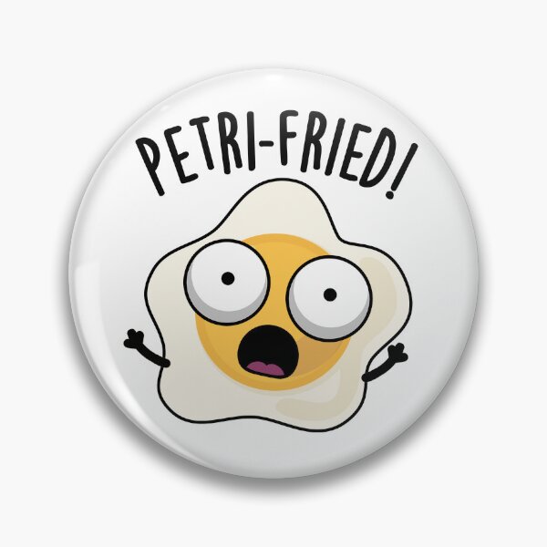 Item preview, Petri-fried Funny Fried Eggs Pun  designed and sold by punnybone.