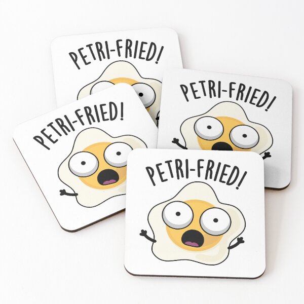 Item preview, Petri-fried Funny Fried Eggs Pun  designed and sold by punnybone.