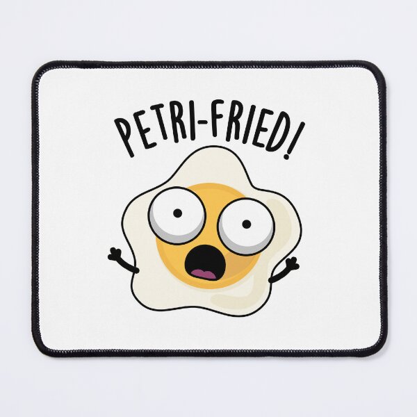 Item preview, Petri-fried Funny Fried Eggs Pun  designed and sold by punnybone.