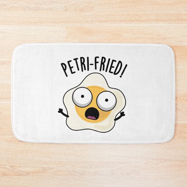 Item preview, Petri-fried Funny Fried Eggs Pun  designed and sold by punnybone.