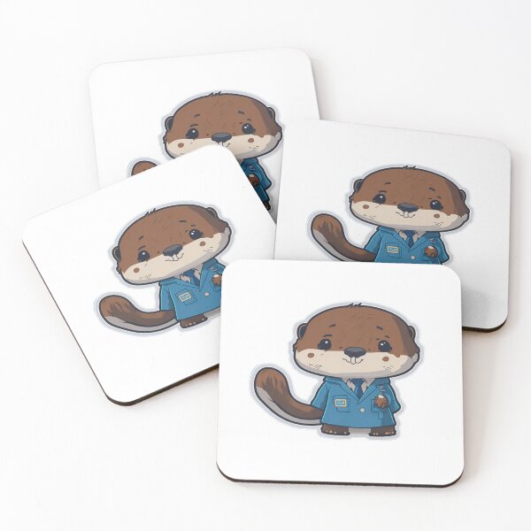 Item preview, Cute Adorable Doctoc Chibi Otter designed and sold by ChibiArtline.