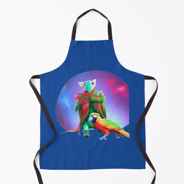 Item preview, The meeting between an alien and a parrot designed and sold by WAKYSHOP.
