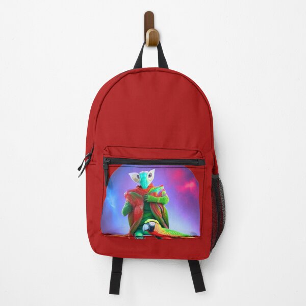 Item preview, The meeting between an alien and a parrot designed and sold by WAKYSHOP.