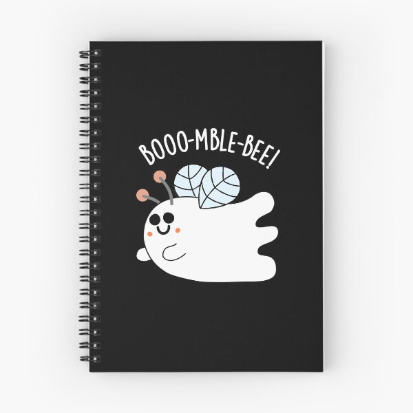 Item preview, Booo-mble Bee Funny Ghost Bee Puns (Dark BG) designed and sold by punnybone.