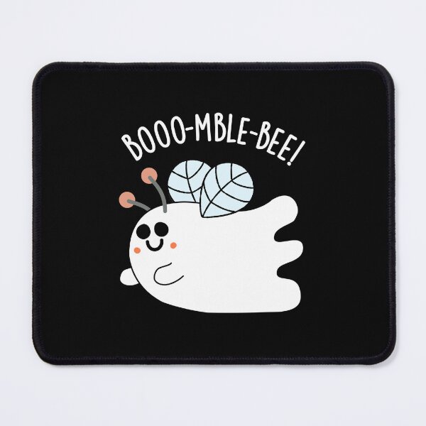 Item preview, Booo-mble Bee Funny Ghost Bee Puns (Dark BG) designed and sold by punnybone.