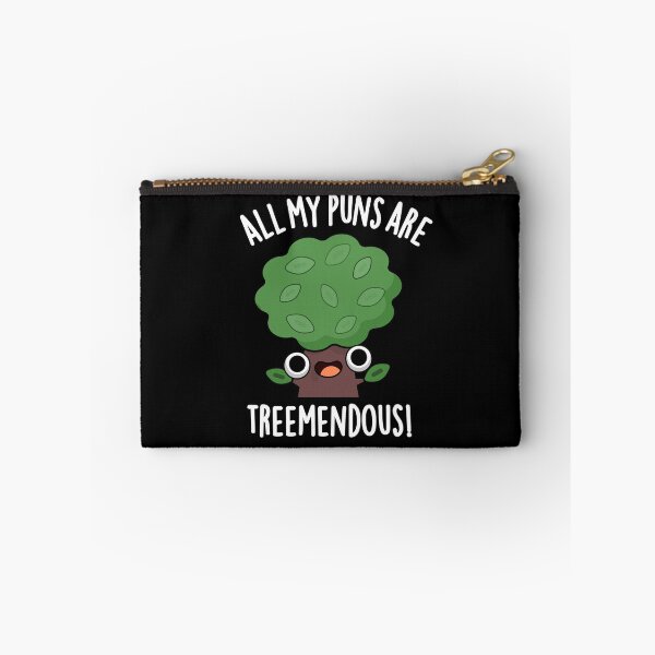 Item preview, All My Puns Are Tree-mendous Funny Tree Puns (Dark BG) designed and sold by punnybone.