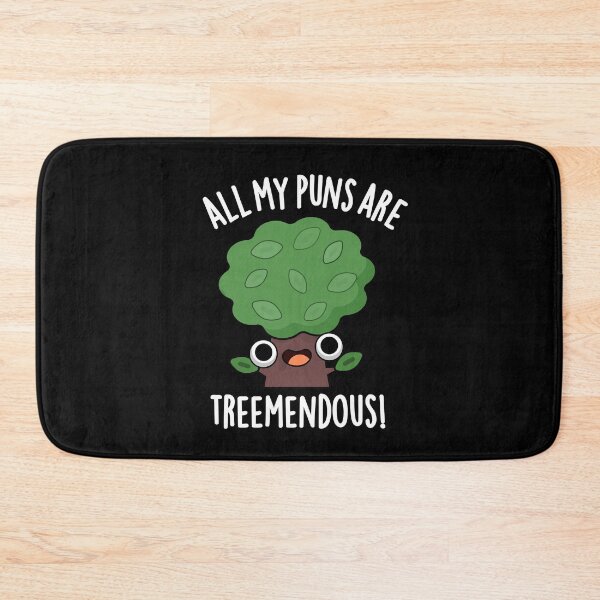 Item preview, All My Puns Are Tree-mendous Funny Tree Puns (Dark BG) designed and sold by punnybone.