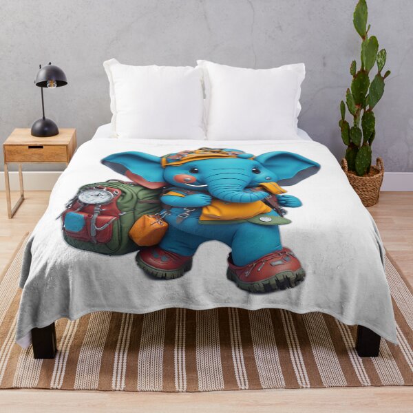 Item preview, Backpacking Elephant designed and sold by madygunit.
