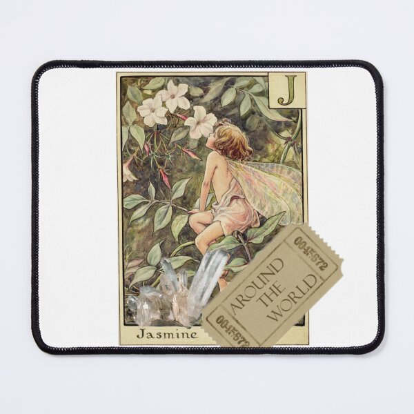 Item preview, cottagecore vintage flower fairy crystal ticket stub designed and sold by lunellalilly.