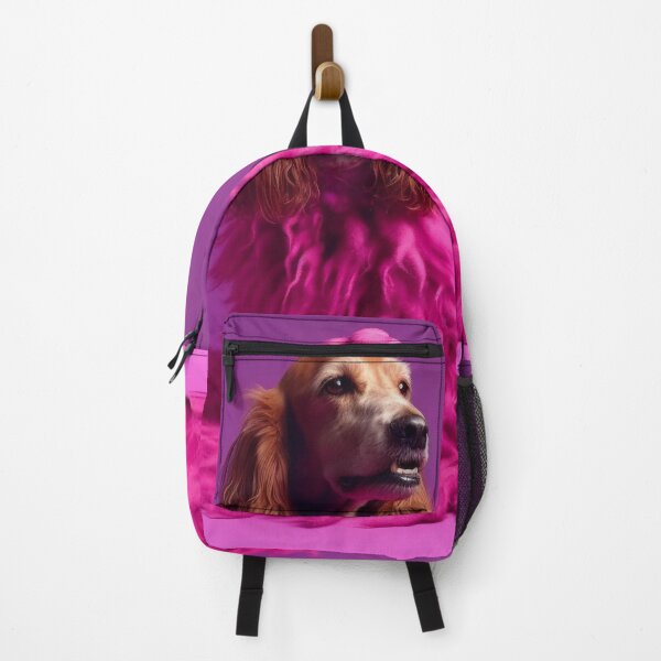 Item preview, Irish Setter Cocker Mix with an elegant pink plush coat designed and sold by DigitalArties.