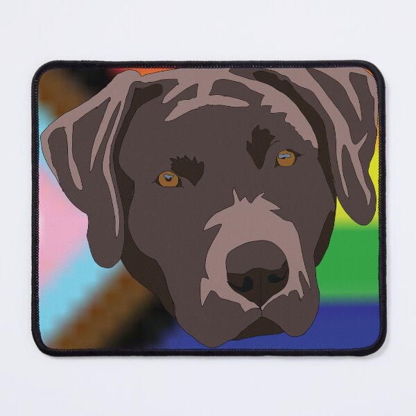 Artikelvorschau, Progress pride chocolate lab entworfen und verkauft von LeahcarsArt.