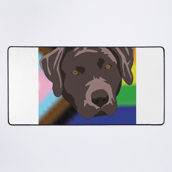 Artikelvorschau, Progress pride chocolate  lab entworfen und verkauft von LeahcarsArt.