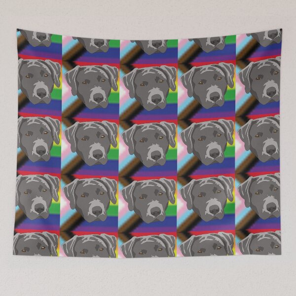 Aperçu de l'œuvre Progress pride silver lab créée et vendue par LeahcarsArt.