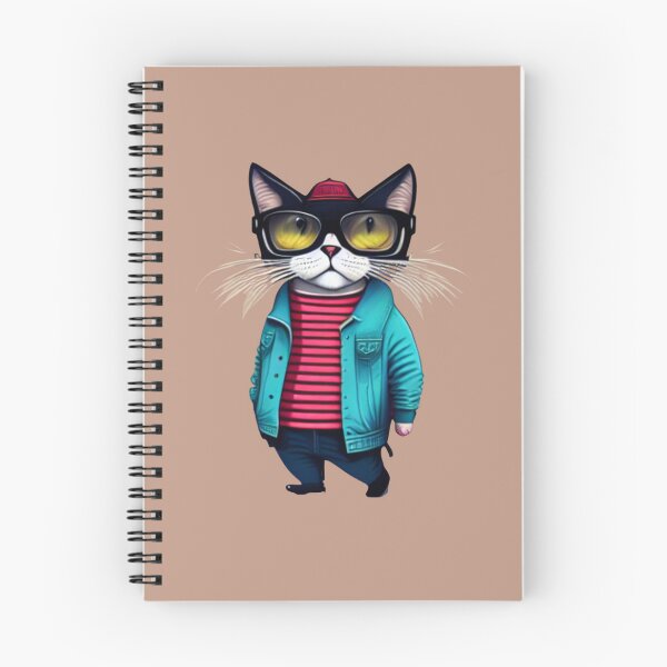 Item preview, Hipster Cat V87 designed and sold by HipsterAnimals.