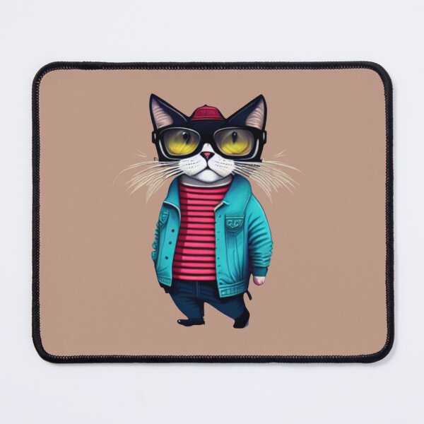 Item preview, Hipster Cat V87 designed and sold by HipsterAnimals.