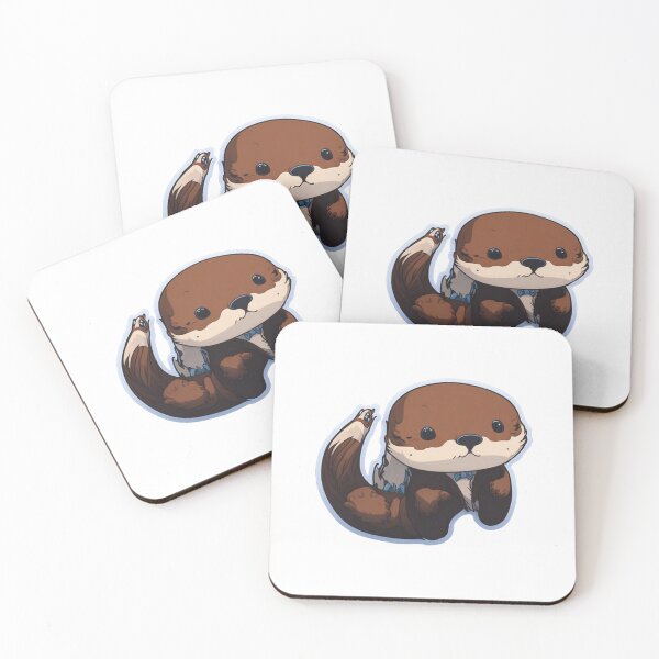 Item preview, Cute Adorable Chibi Sea Otter designed and sold by ChibiArtline.