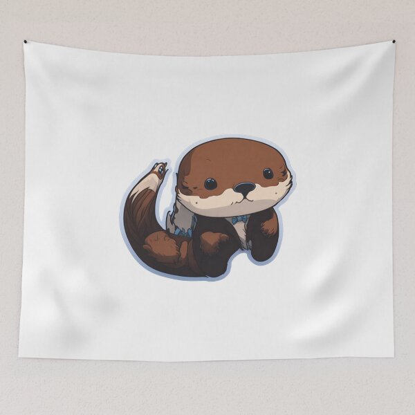 Item preview, Cute Adorable Chibi Sea Otter designed and sold by ChibiArtline.