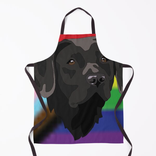 Aperçu de l'œuvre Progress pride black lab créée et vendue par LeahcarsArt.