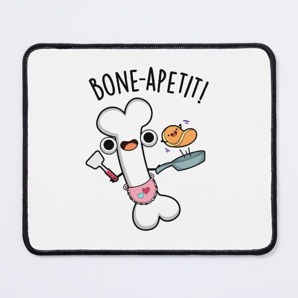 Item preview, Bone Apetit Funny Cooking Puns  designed and sold by punnybone.