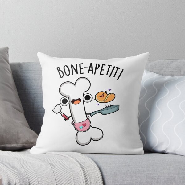 Item preview, Bone Apetit Funny Cooking Puns  designed and sold by punnybone.