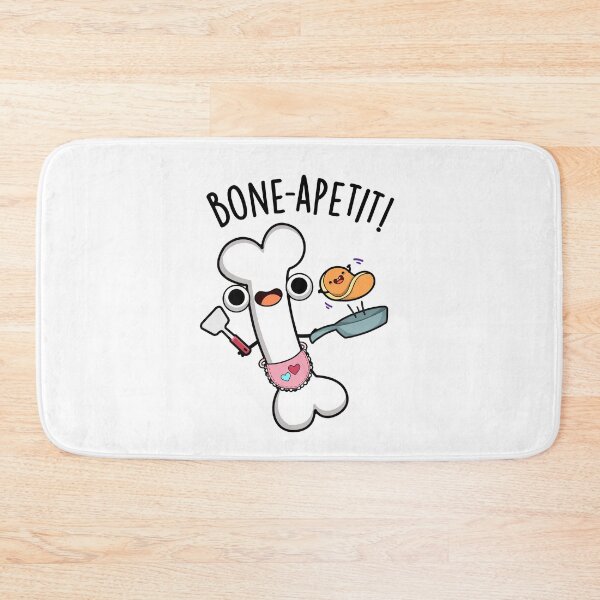 Item preview, Bone Apetit Funny Cooking Puns  designed and sold by punnybone.