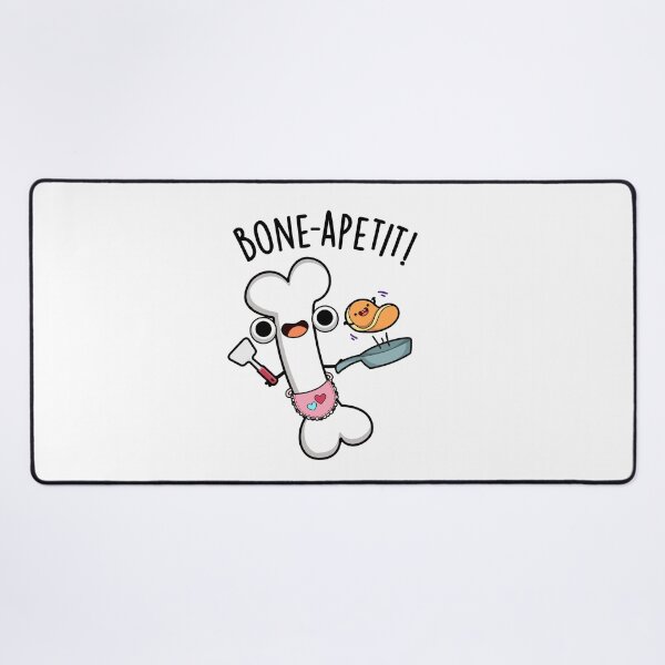 Item preview, Bone Apetit Funny Cooking Puns  designed and sold by punnybone.