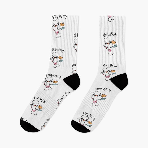 Item preview, Bone Apetit Funny Cooking Puns  designed and sold by punnybone.