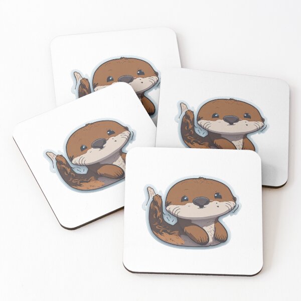 Item preview, Cute Adorable Chibi Sea Otter designed and sold by ChibiArtline.
