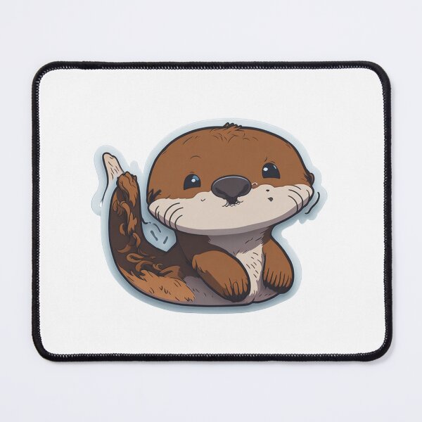 Item preview, Cute Adorable Chibi Sea Otter designed and sold by ChibiArtline.