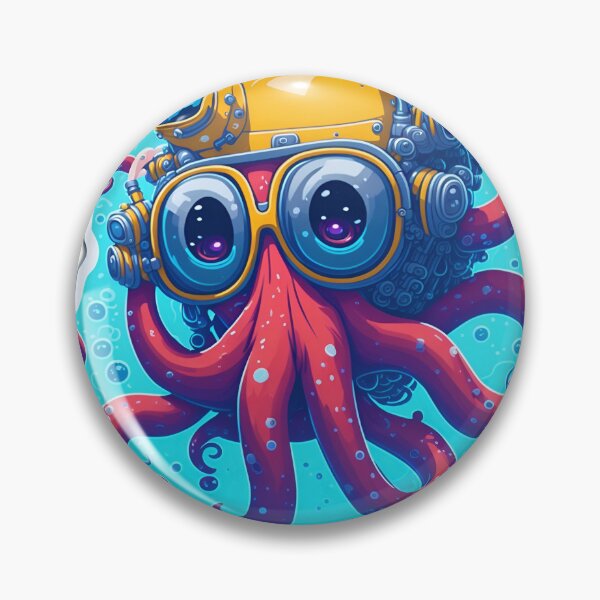 Item preview, Diving Octopus  designed and sold by madygunit.