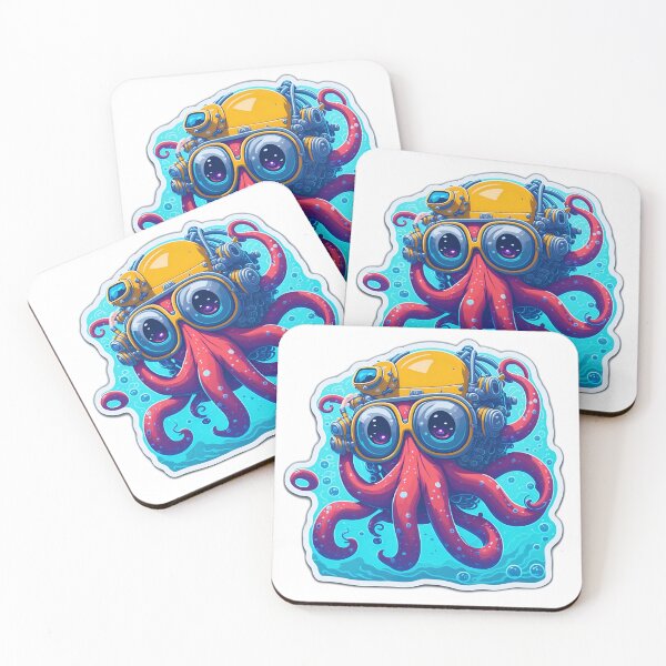 Item preview, Diving Octopus  designed and sold by madygunit.
