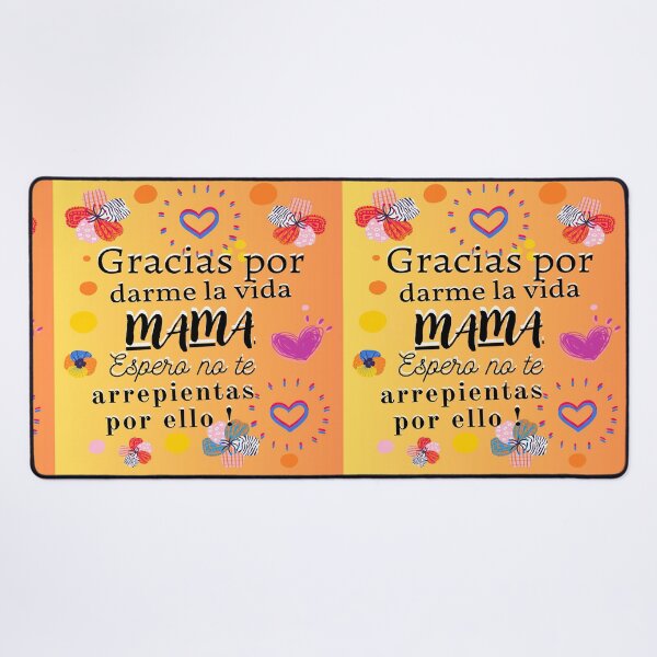 Item preview,  Thank you for giving me life Mom! Greeting Mothers Day Show her your love and gratitude! Colorful Spanish version designed and sold by GioFranBer.