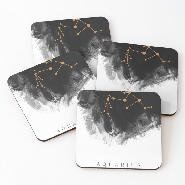 Item preview, Aquarius Zodiac Sign - Minimal Print - Zodiac, Constellation, Astrology, Good Luck, Night Sky - Blue designed and sold by Studio Grafiikka.