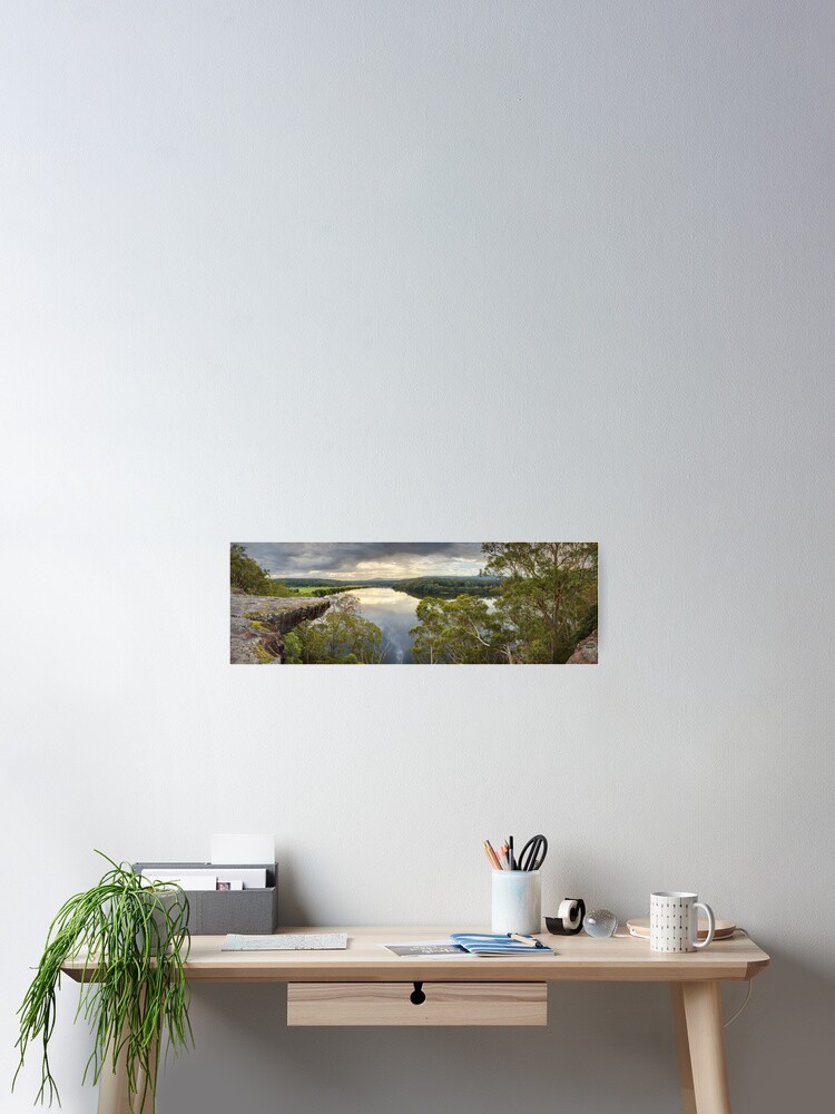 Thumbnail 1 of 3, Poster, Hanging Rock, Shoalhaven River, Nowra, New South Wales, Australia designed and sold by Michael Boniwell.