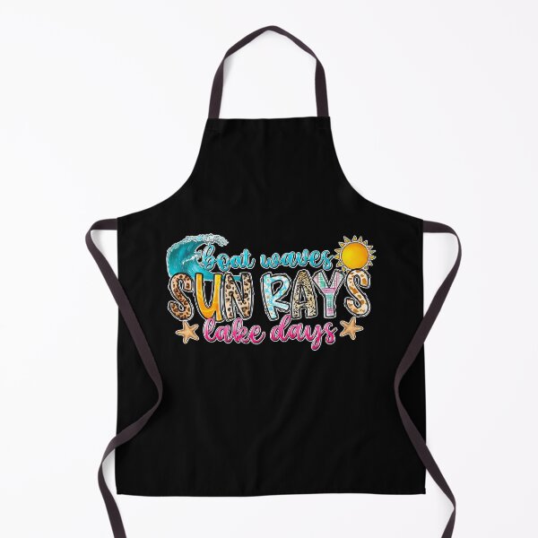 Item preview, Boat waves sun rays lake days western summer vibes vacation designed and sold by PoochmamaDes.