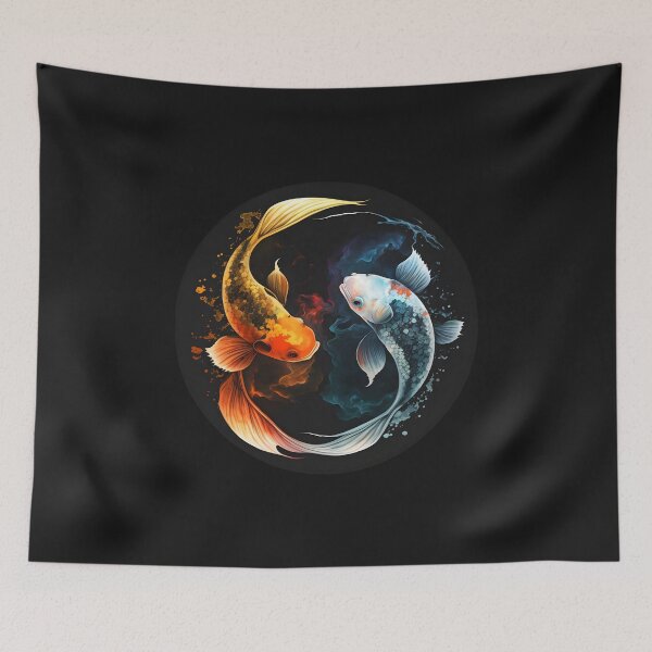 Item preview, Yin yang koi designed and sold by hamishby.