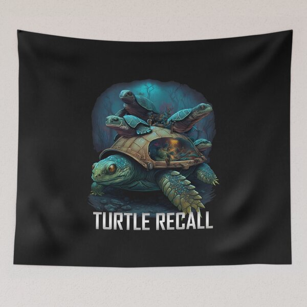 Item preview, Movie parody - Turtle Recall designed and sold by hamishby.