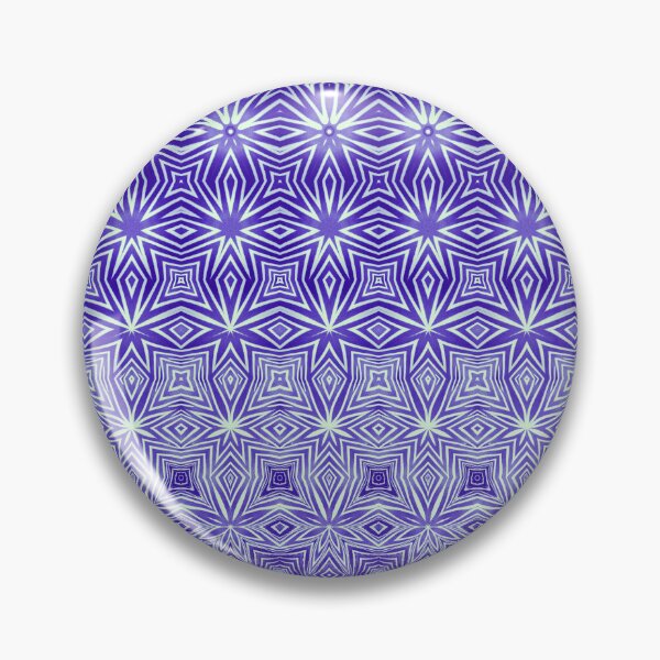 Item preview, Cosmic Blue Indica Leaves Oriental Pattern designed and sold by theWeppen.