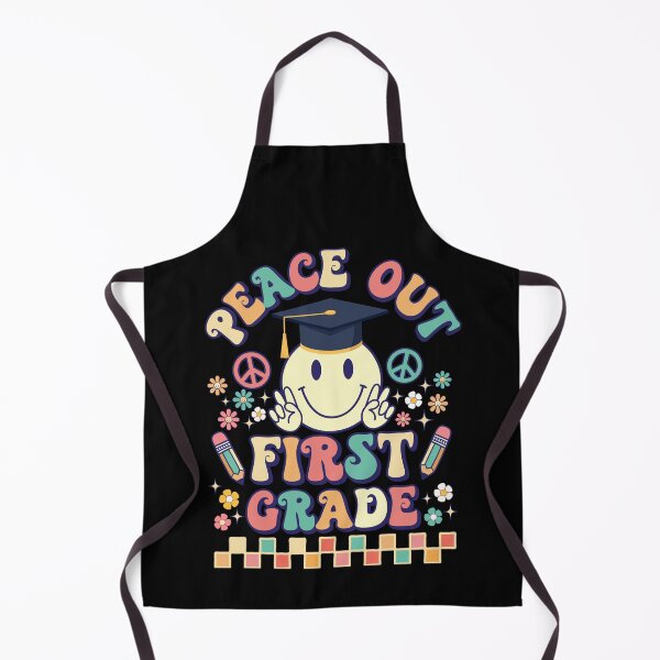 Item preview, Peace Out First Grade Retro Groovy 1st Grade Teacher Student Graduation designed and sold by ohmier.