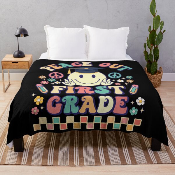 Item preview, Peace Out First Grade Retro Groovy 1st Grade Teacher Student Graduation designed and sold by ohmier.
