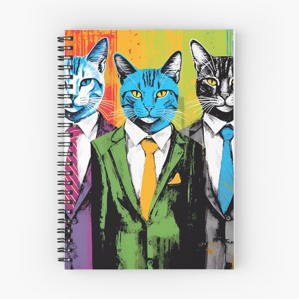 Item preview, Cats in costume pop art Cats in suit designed and sold by MDCGraphics.