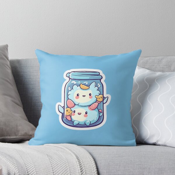 Item preview, Fluffy in a Jar Sticker designed and sold by NightDumpling.