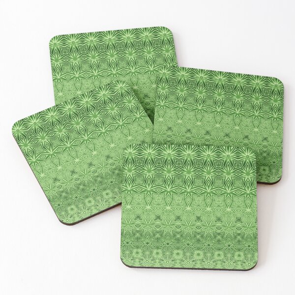 Item preview, Pale Green Indica Leaves Oriental Pattern designed and sold by theWeppen.