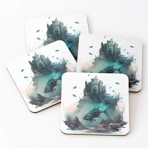 Item preview, Fantasy Underwater Ruins designed and sold by Urbane Collective.