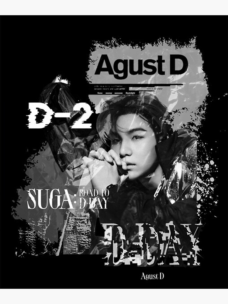 Agust D Poster Agust D Album Print Agust D Digital Art Print Album