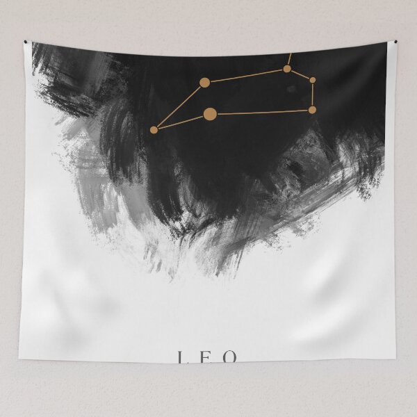 Item preview, Leo Zodiac Sign - Minimal Print - Zodiac, Constellation, Astrology, Good Luck, Night Sky - Blue designed and sold by Studio Grafiikka.